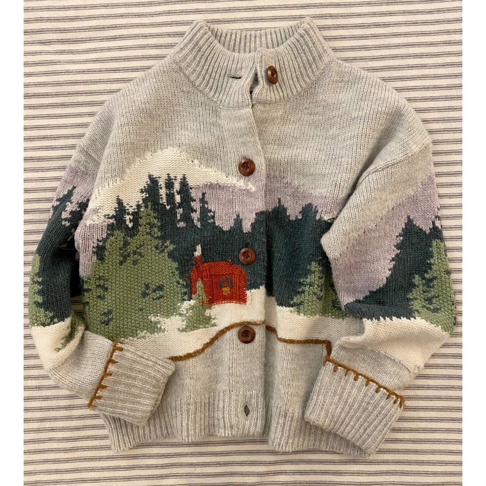 Sundance Secret Cabin Cardigan Sweater Size SMALL